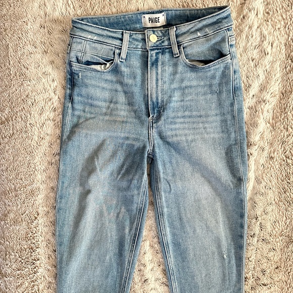 Light Wash Paige Jeans - Picture 2 of 5